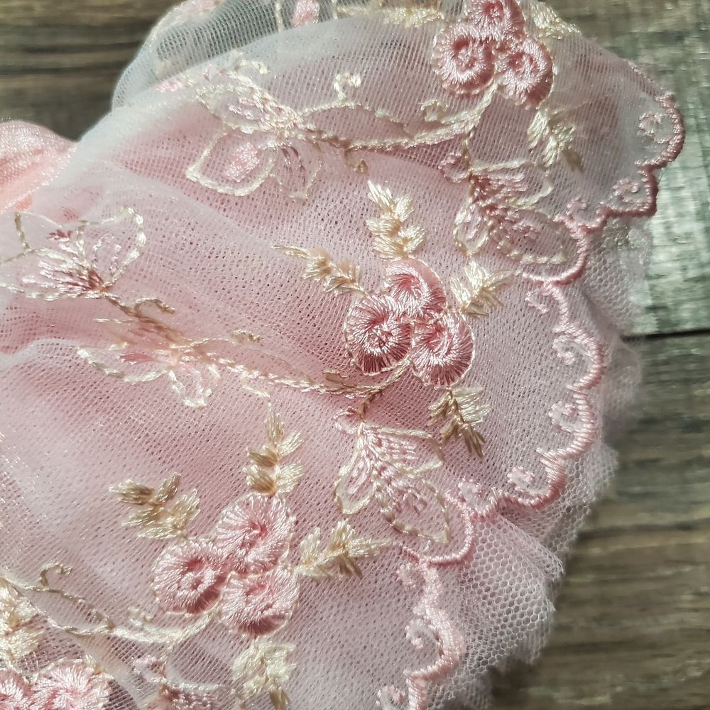 Baby Girl Tutu Size 0-6 Months Little Me Pink Floral Embroidered Diaper Cover - Picture 4 of 6